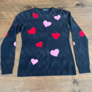 Charter Club 100% Cashmere Heart Sweater